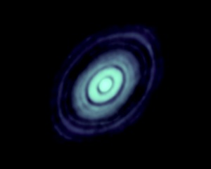 ALMA image of the protoplanetary disc around HL Tauri